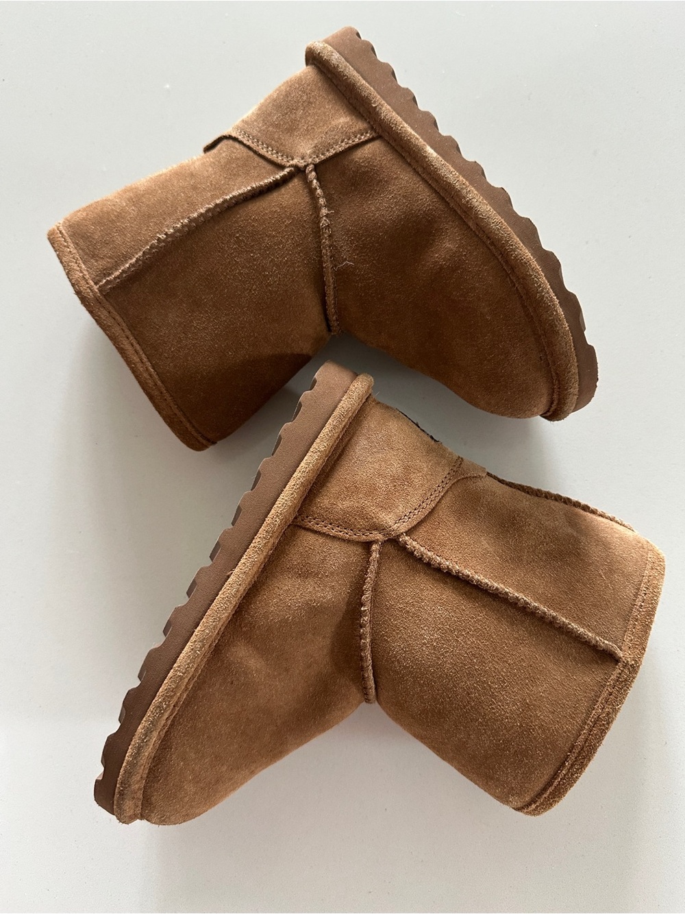Bear Paw Kids' Elle Zip Short Water Resistant Boot Toddler/Little Kid “Ugg”